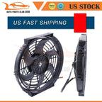 2X 10" Electric Slim Cooling Fan for Universal Applications (1730 CFM)