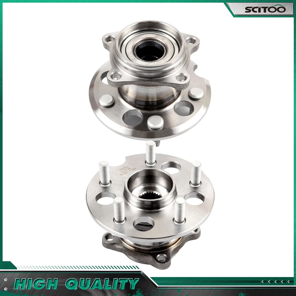 Set of 2 Rear Wheel Bearings for Toyota RAV4 (2001–2005) 4WD AWD