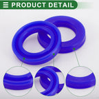 Set of 5 Oil Seal Rotary Shaft Seal 28x44x8mm High Pressure TPU
