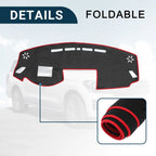 Dashboard Cover Mat for Mitsubishi Eclipse Cross (2017–2022) Red