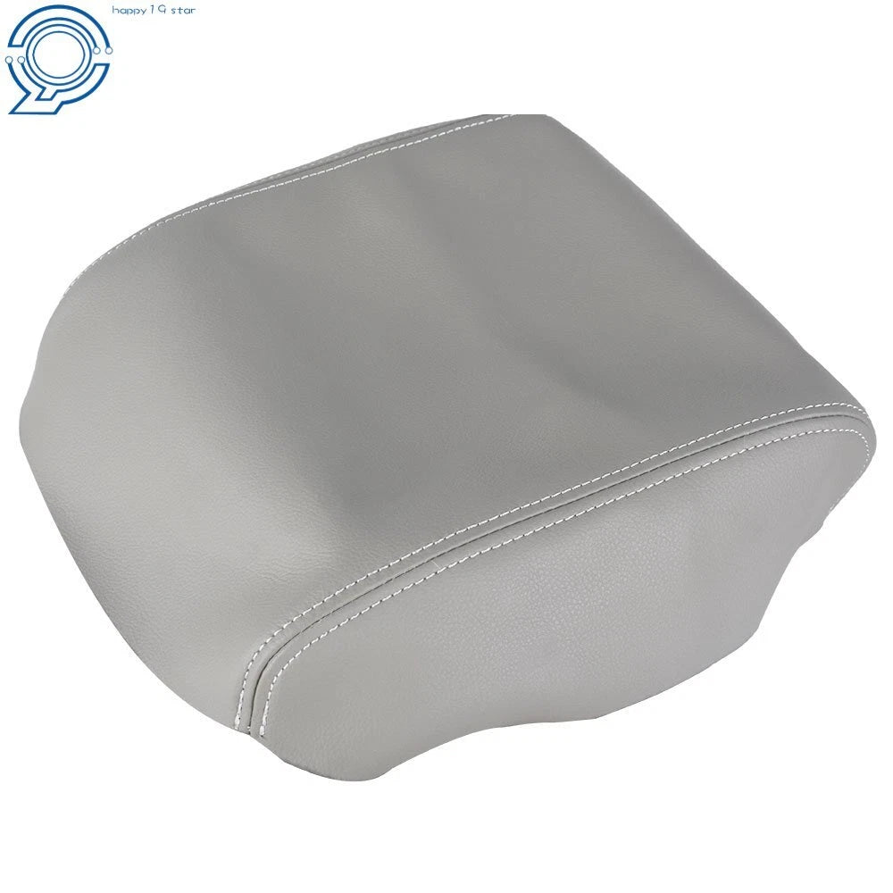 Leather Center Console Lid Door Armrest Cover for Honda Pilot (2009-2015)