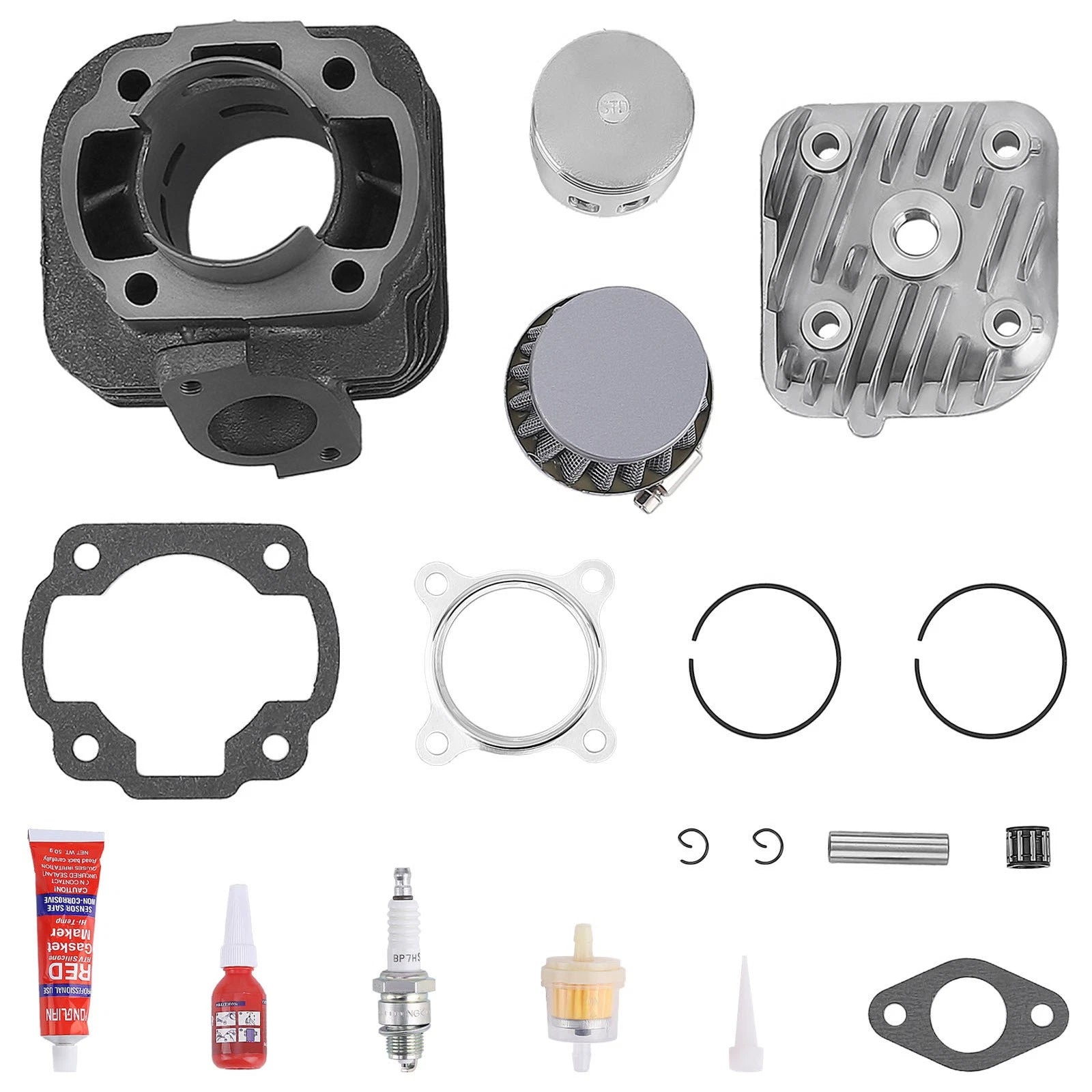 Big Bore Cylinder Head Rebuild Kit for Yamaha Zuma YW50 BWS 50 (2002–2023)