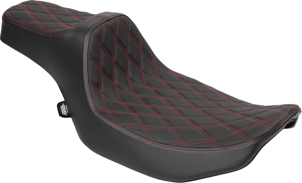 Set of 2 Drag Specialties Extended Reach Predator III Seats for Harley