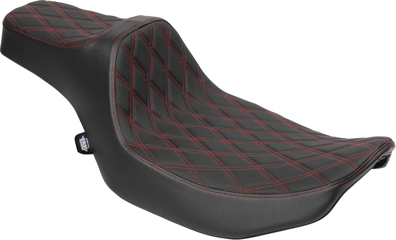Set of 2 Drag Specialties Extended Reach Predator III Seats for Harley