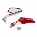 Rear View Mirrors 8mm 10mm for Motorcycle Chopper Cruiser Dirt Bike (T9)