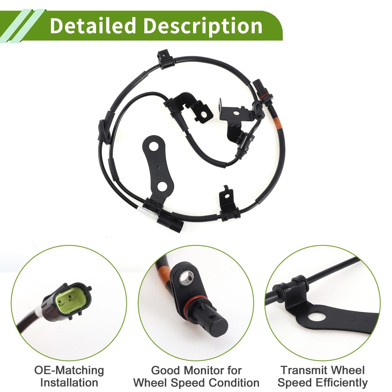 ABS Wheel Speed Sensor for Hyundai Tucson (2016–2021) No. 95680D3210, 25A5367