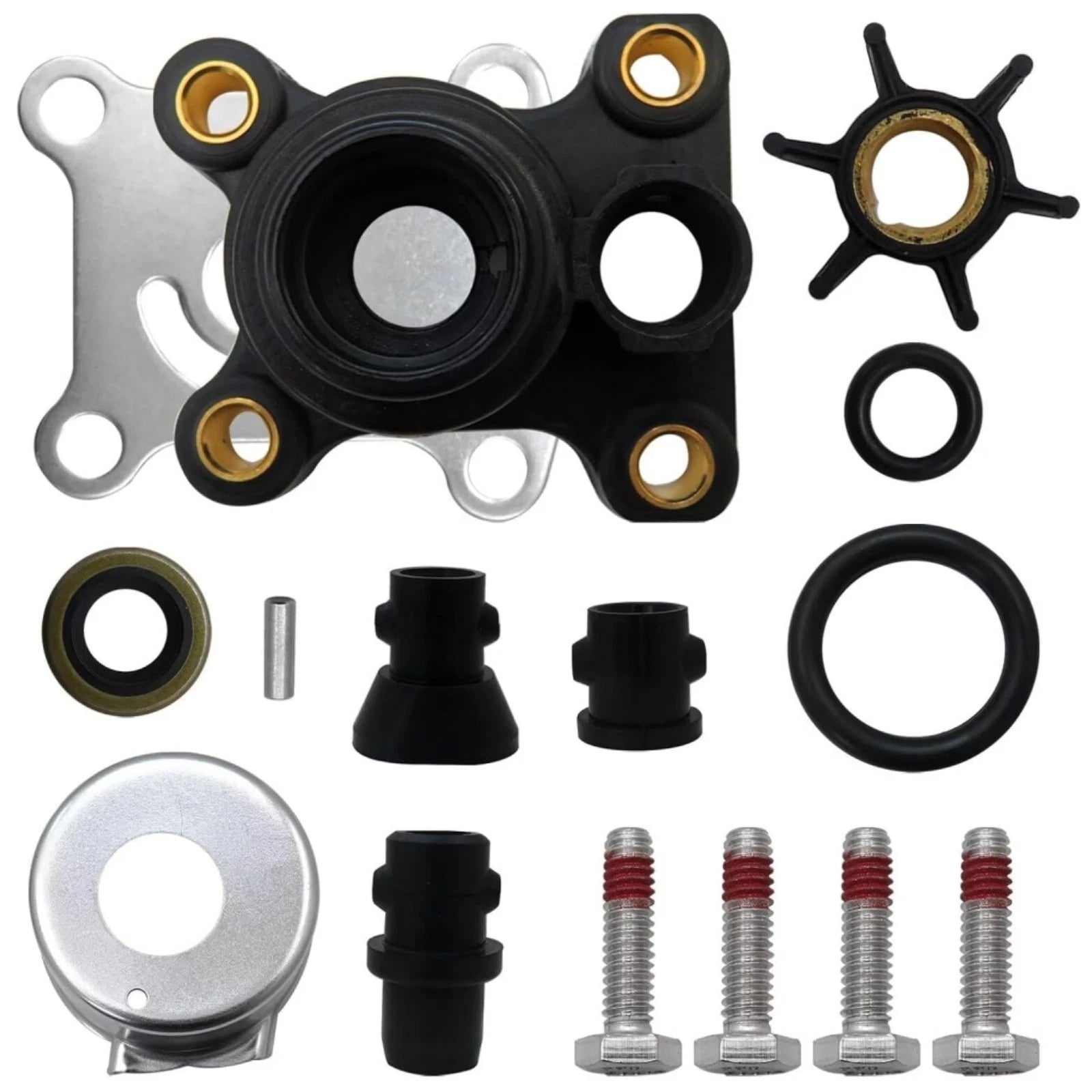 Impeller Water Pump Repair Kit for Johnson/Evinrude 9.9hp & 15hp (394711)