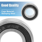 Set of 2 6003-2RS Deep Groove Ball Bearings for Various Models (17x35x10mm)