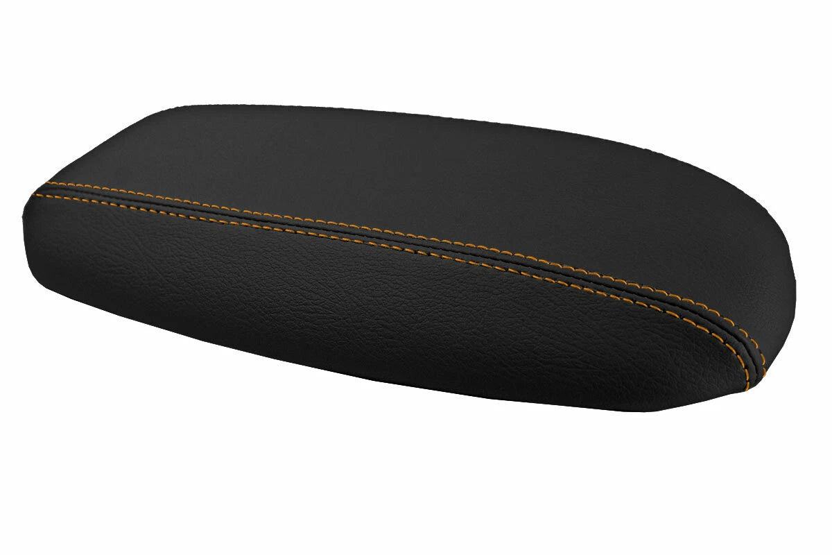 Console Lid Pull Over Cover for Ford Mustang (1994–2004) Orange Stitch