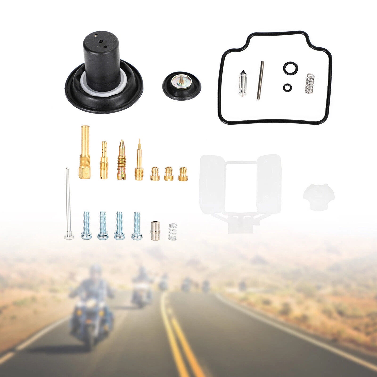 Carburetor Rebuild Kit for Honda CN/CH250 Helix/Fusion 250 (Big Ship22 U)