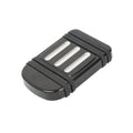 CNC Black Brake Pedal Pad Cover for Harley Touring Electra Road Glide (1980–2020)