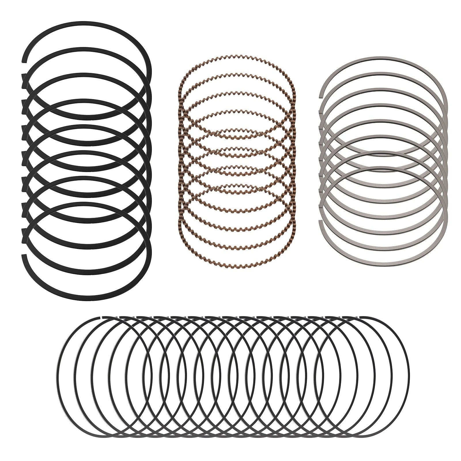 Piston Ring Kit for Chevrolet GMC 4.8L 5.3L LS (1999–2016) 41859CP