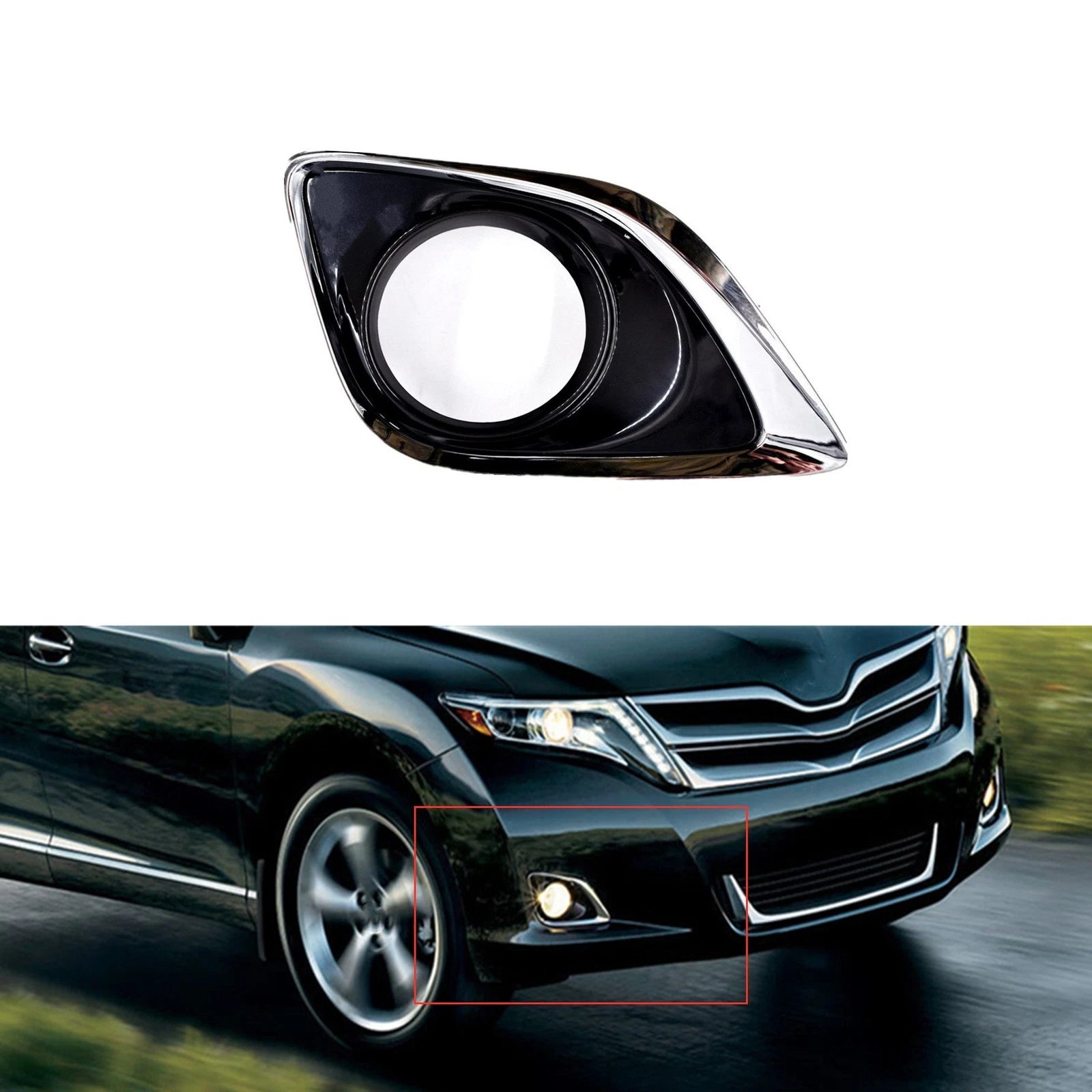 Fog Trim Light for Toyota Venza (2013–2016) Right Side