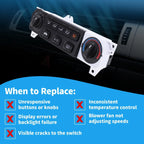 A/C Heater Climate Control Switch Module for Honda Odyssey (2005-2010)
