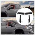 Set of 2 Side Mirror Cover Caps for Chevy Silverado GMC Sierra HD (2020–2023)