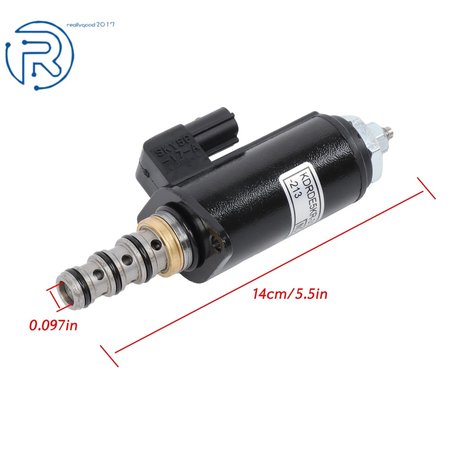 Solenoid Valve YN35V00049F1 KDRDE5K-31/40C50-213 for Kobelco SK200/230/350-8