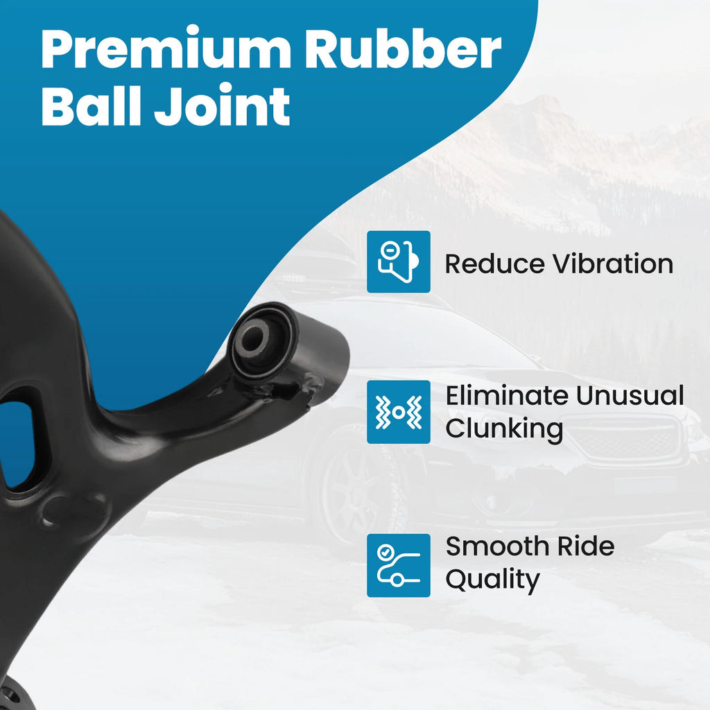 Pair Front Lower Control Arms with Ball Joint for Subaru Legacy Outback (2010–2014)