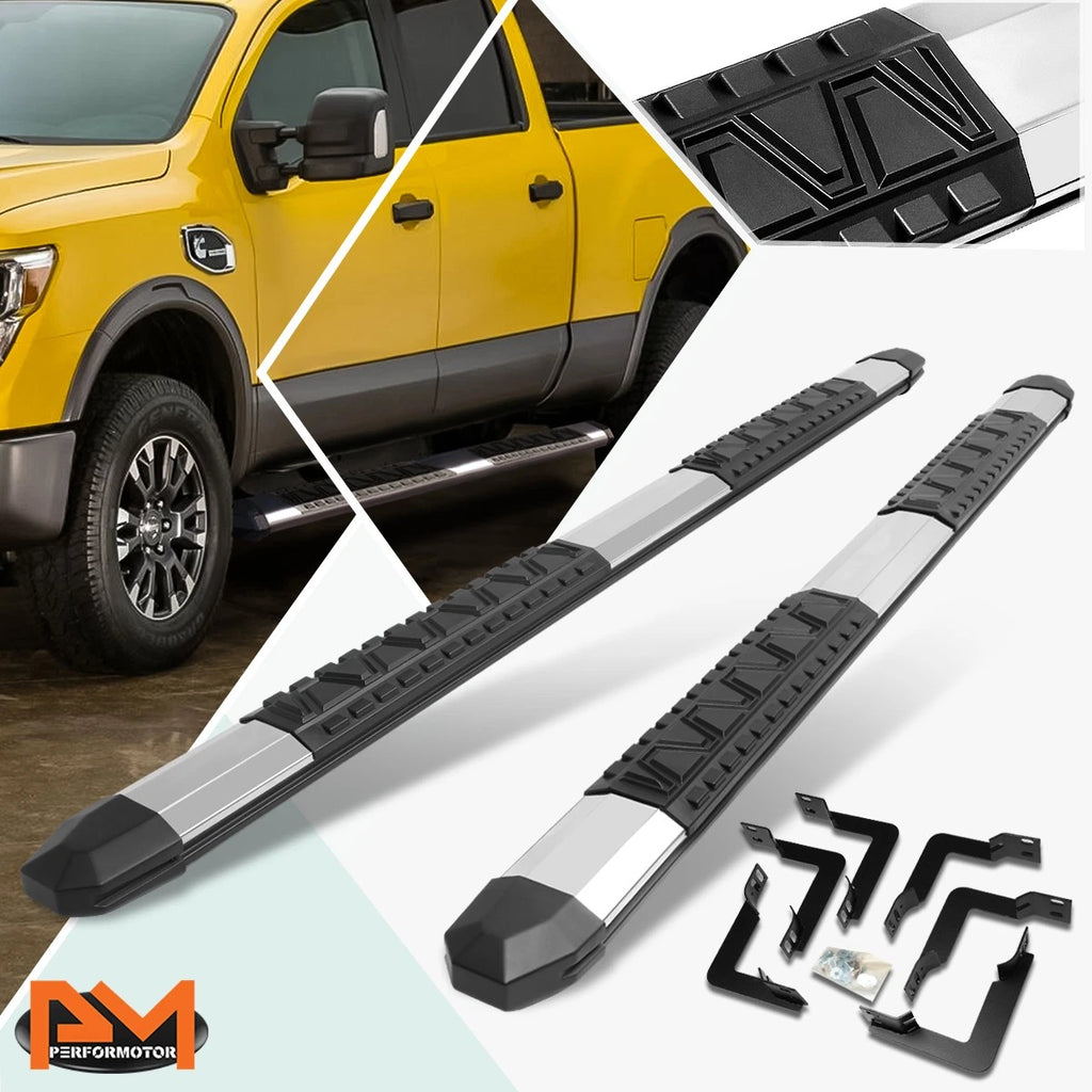 5" Aluminum Side Step Nerf Bar Running Board for Titan Crew (2004–2015)