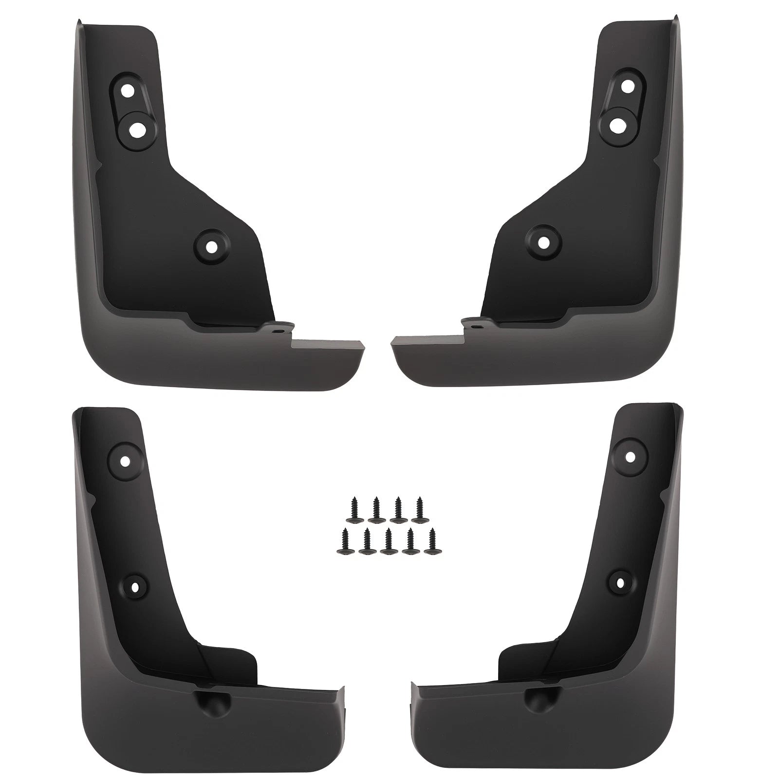 Set of 4 Mud Flaps for Mazda CX-5 (2022–2025) Black