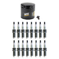 Wix Engine Oil Filter & NGK 16 Platinum Spark Plugs for Aspen Challenger (2007–2010)