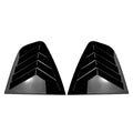 Glossy Black Rear Window Louver Shutter Cover Trim for Alfa Romeo Giulia (2015–2024)