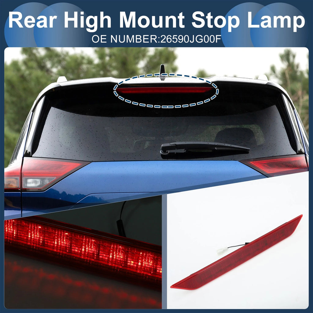 LED Third Brake Light for Nissan X-Trail T31 (2008–2013) Red Housing