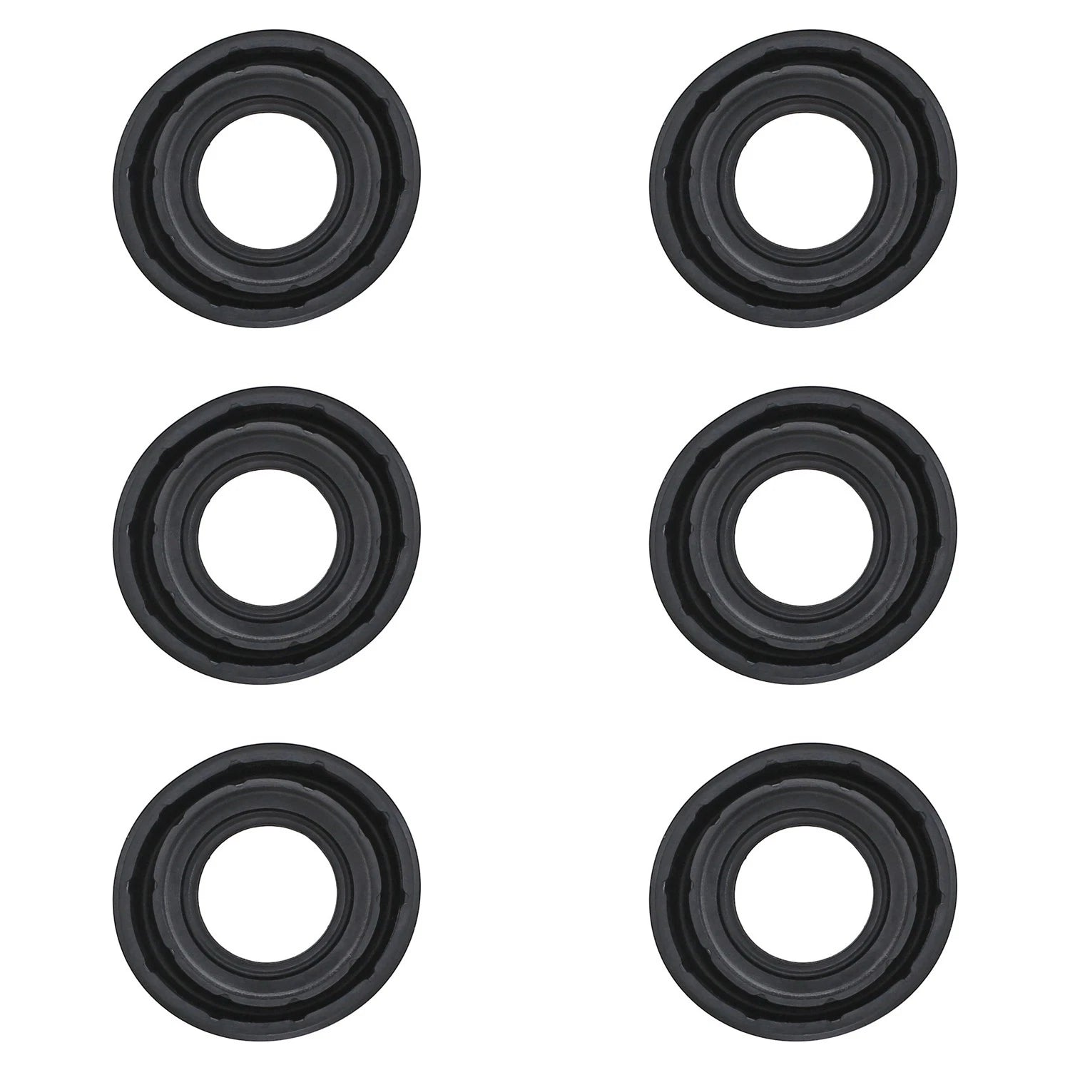Set of 6 Engine Valve Cover Gaskets for Camaro, Canyon, Colorado, CT5, CT6 V6
