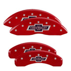 Red Caliper Covers Set for 100th Anniversary for 2015–2020 Chevy Tahoe