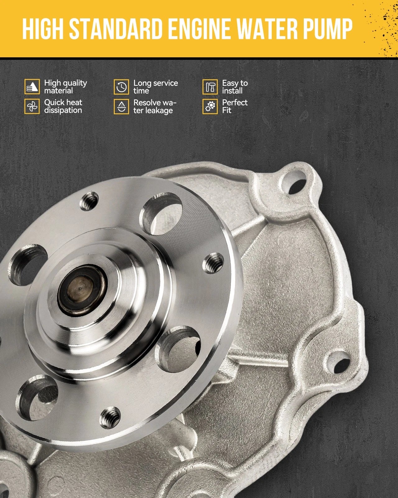 Water Pump for Chevrolet Sonic and Buick Encore (2012–2018) (2013–2021)