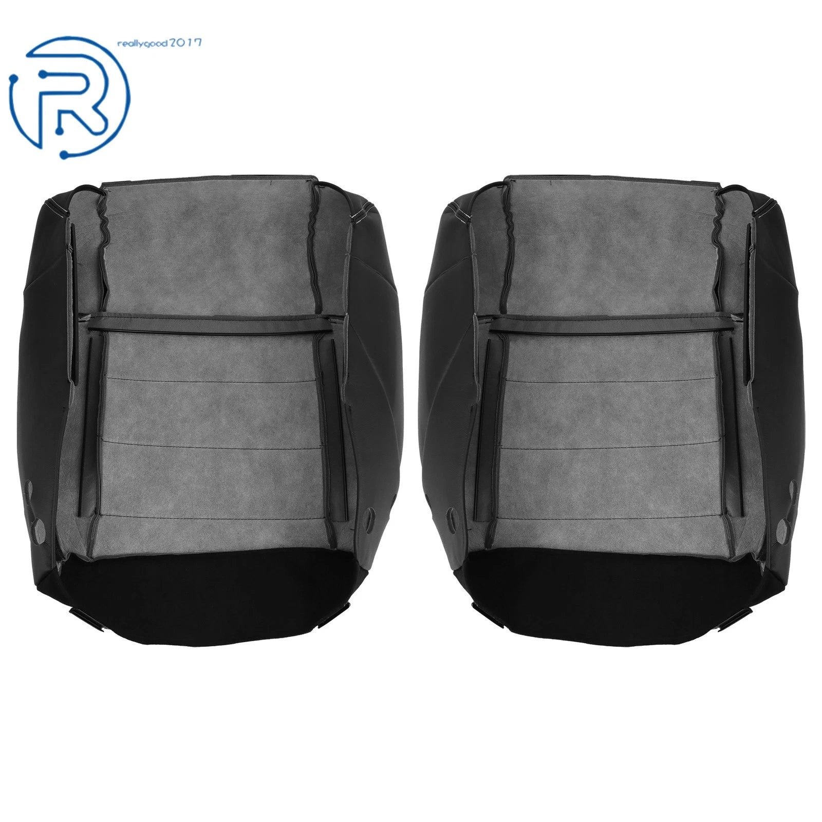 Leather Black Seat Covers for Jeep Wrangler (2007-2012)