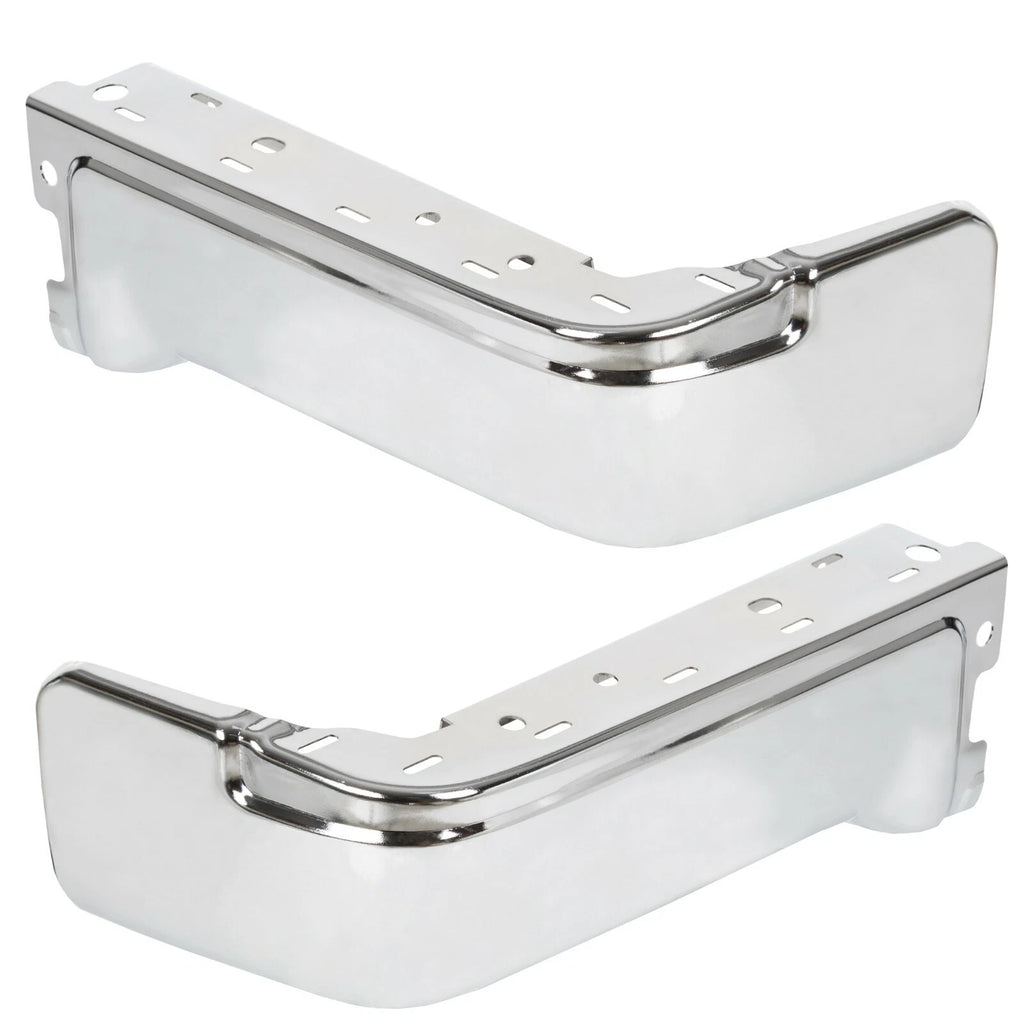 Set of 2 Chrome Rear Bumper End Caps for Ford F150 (2009–2014)