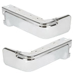 Set of 2 Chrome Rear Bumper End Caps for Ford F150 (2009–2014)