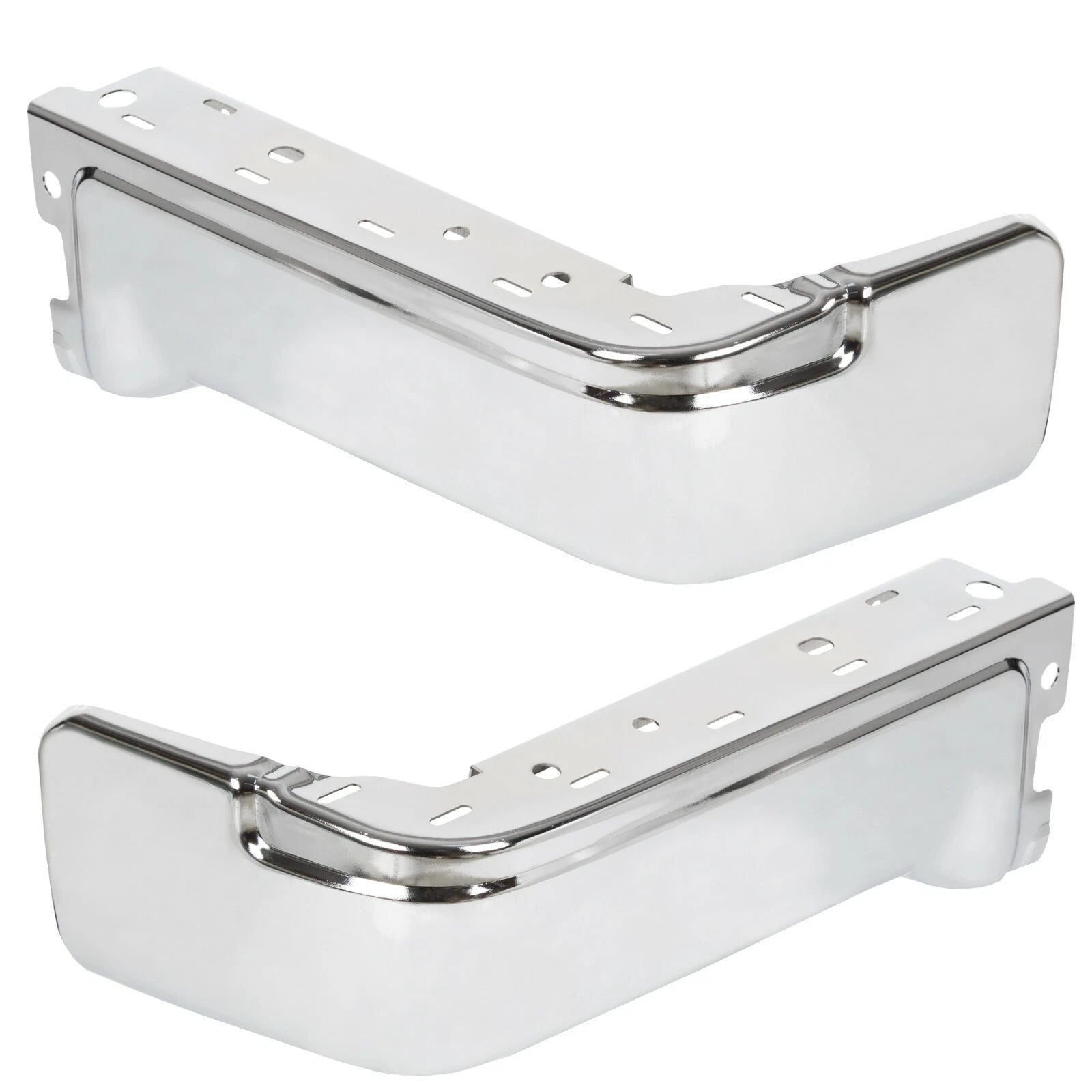 Set of 2 Chrome Rear Bumper End Caps for Ford F150 (2009–2014)