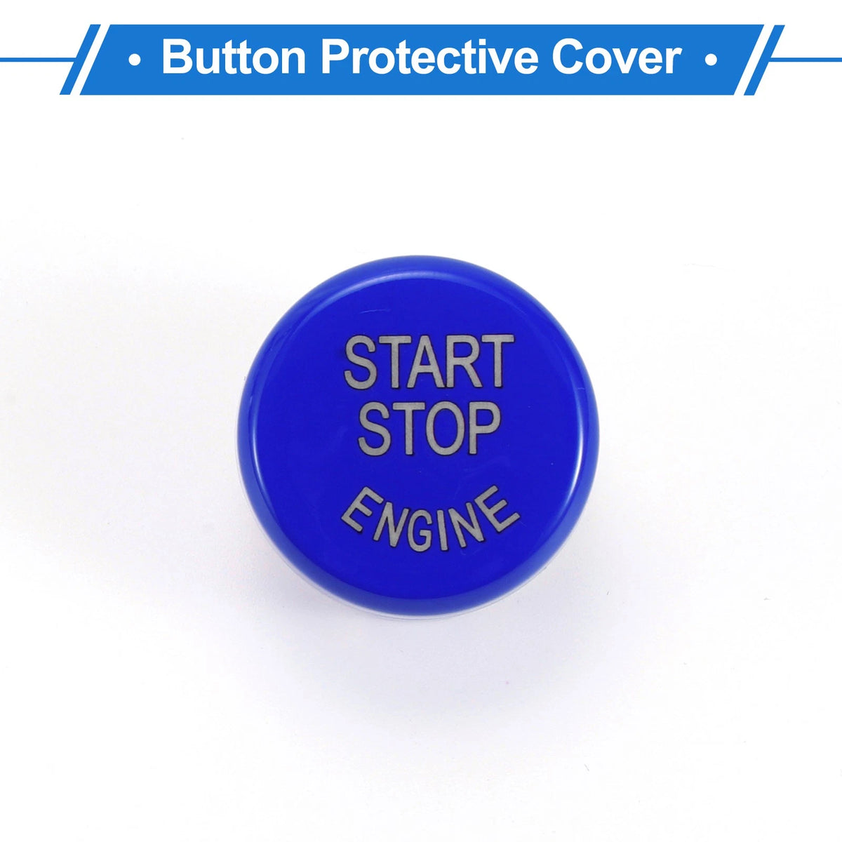 Push Start Button Cover for BMW (Compatible, 2.5cm, Blue)