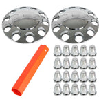 Chrome Hub Cover for Semi Truck (Fits Various Models)