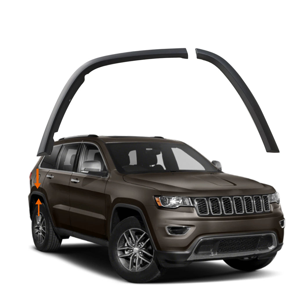 2X RH Rear Wheel Arch Trim Mold for Jeep Grand Cherokee (2011–2021)