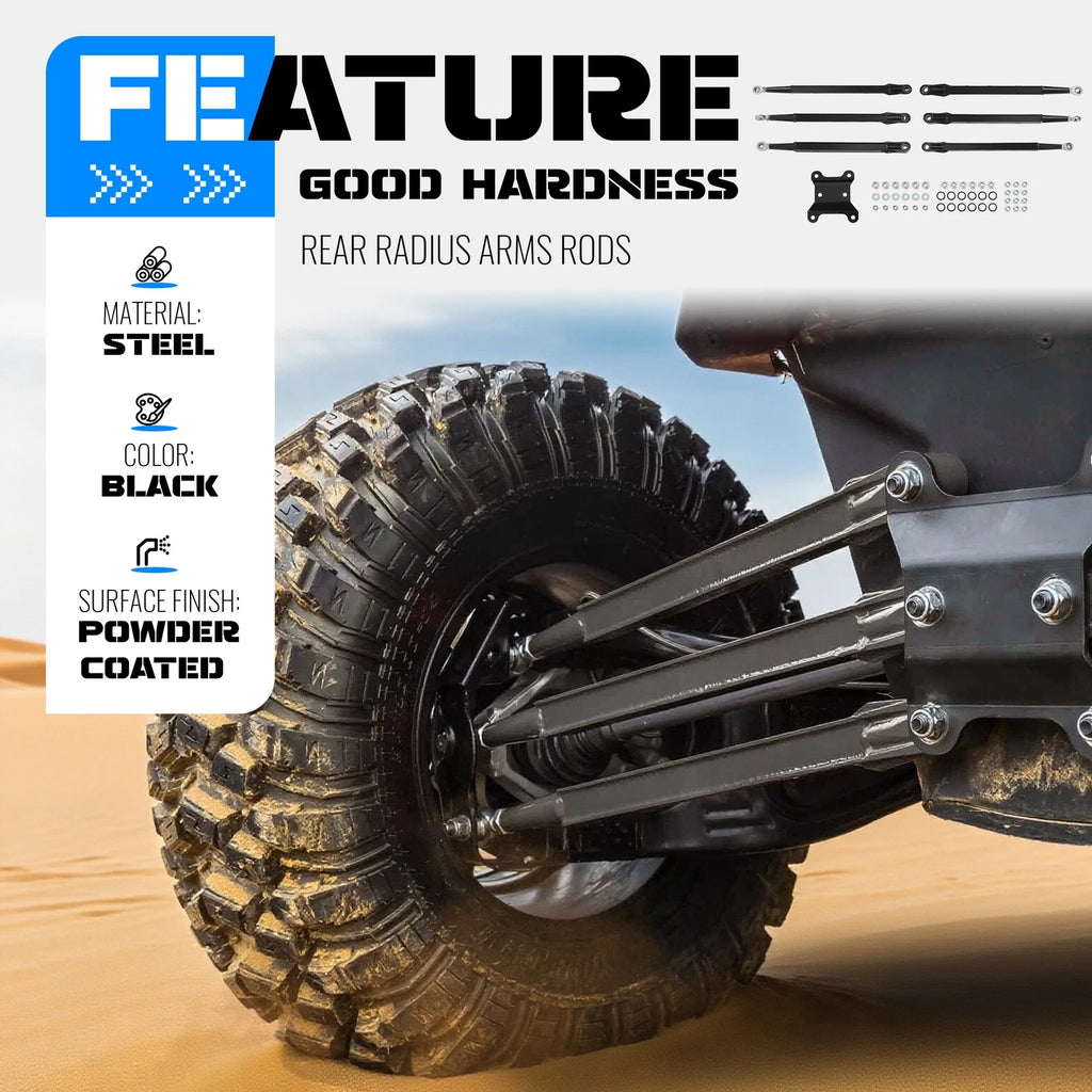 Steel Boxed Rear Radius Arms for Can-Am Maverick X3 (2017–2023)
