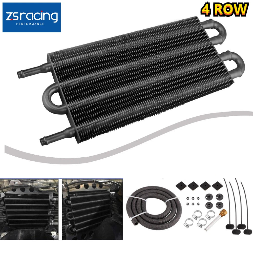 4 Row Remote Transmission Oil Cooler for Auto-Manual Vehicles
