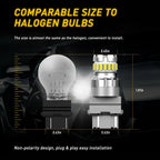 Set of 6 LED Bulbs for Turn Signal Backup Reverse Light (3157 3156 4157)