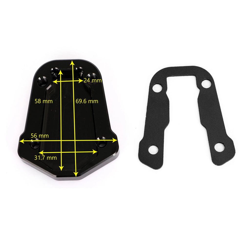 Kickstand Enlarger Plate Pad for Honda CRF300L CRF300 Rally (2021–2022)