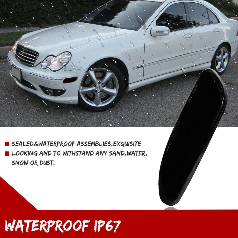 Euro Smoked Side Marker Housings for Mercedes Benz W203 C-Class