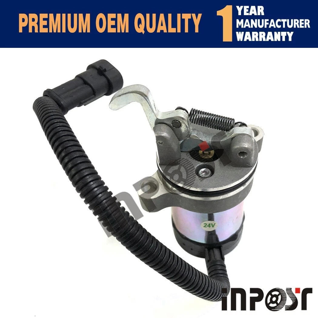 Fuel Shutoff Solenoid 0410 3811 24V for Deutz 1011 Bobcat (–)