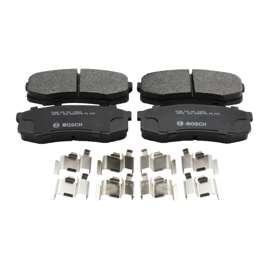 Set of 2 DuraGo Rear Rotors & Bosch QuietCast Brake Pads for 4Runner