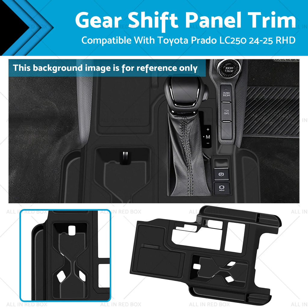 Silicone Rubber Gear Shift Panel Trim for Toyota Prado LC250 (2024–2025)