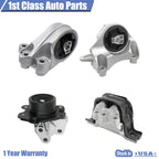 Set of 4 Engine Motor Trans Mounts for Chevrolet Equinox (2010–2017)