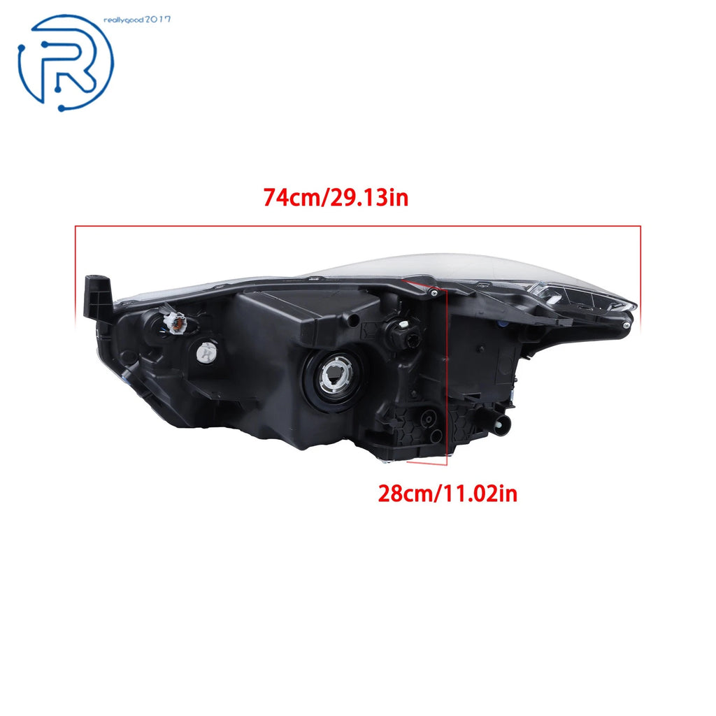 Right Side Halogen Clear Lens Headlight Assembly for Nissan Kicks (2018-2020)