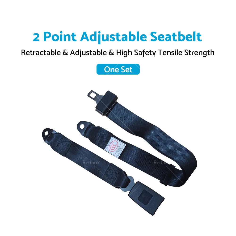 2 Point Retractable Seat Belt for Car Truck SUV (92UN003X2)