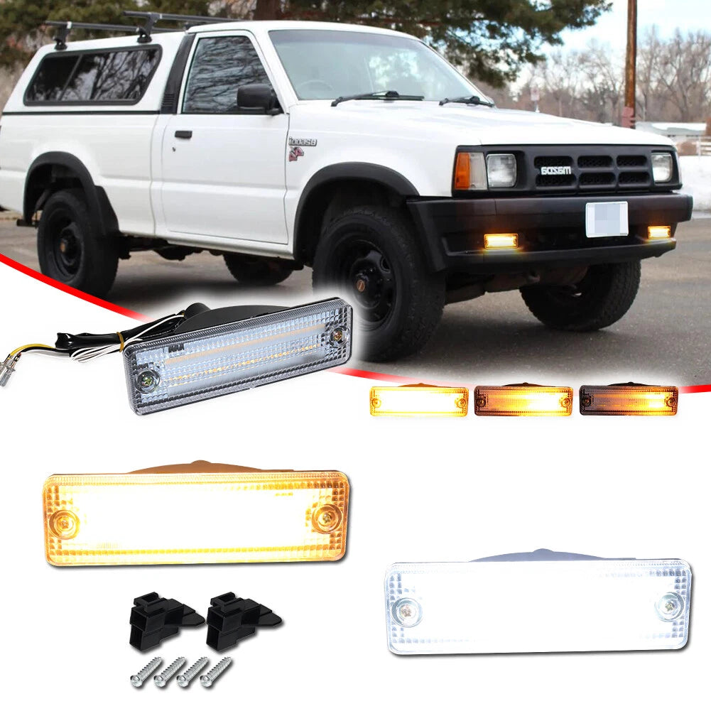 Switchback LED Turn Signal Lights for Mazda 323 626 Pickup Truck