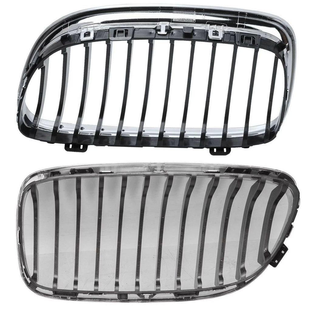 Front Black Kidney Grille Kit for BMW E90 E91 LCI (2007–2013)