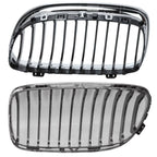 Front Black Kidney Grille Kit for BMW E90 E91 LCI (2007–2013)